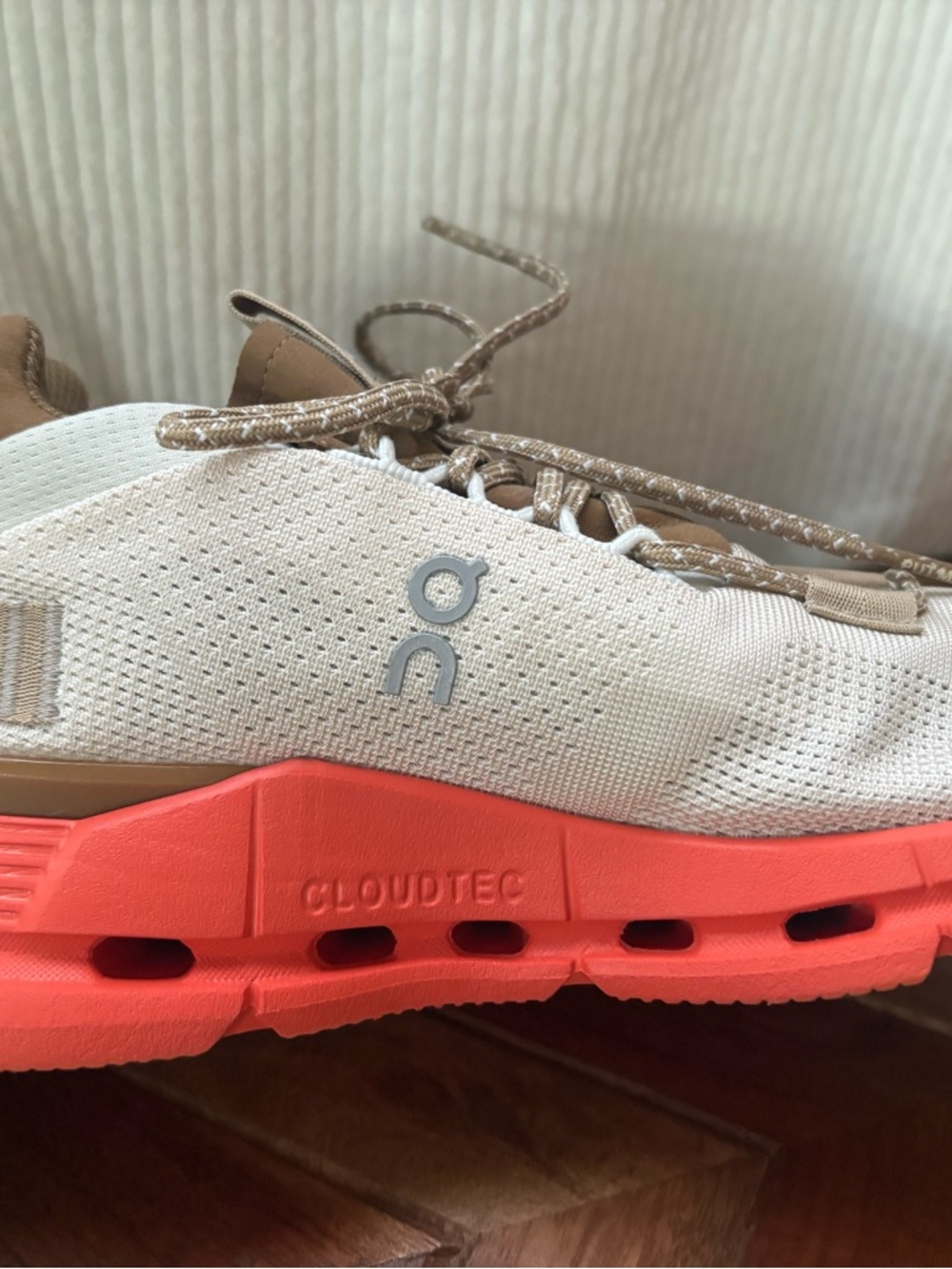 On Cloud Cloud Nova Pearl Flame Running Shoes 5.5 - Picture 15 of 15